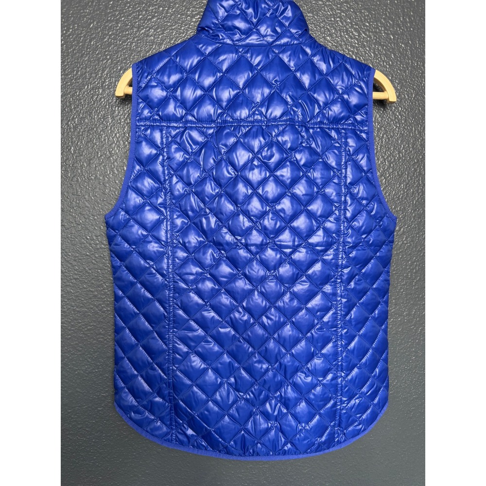 J.Crew‎ Quilted Down Puffer Vest Blue Size PXS - Picture 2 of 9